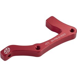 REVERSE Disc Adapter Shimano IS-PM 203 Rear, Red